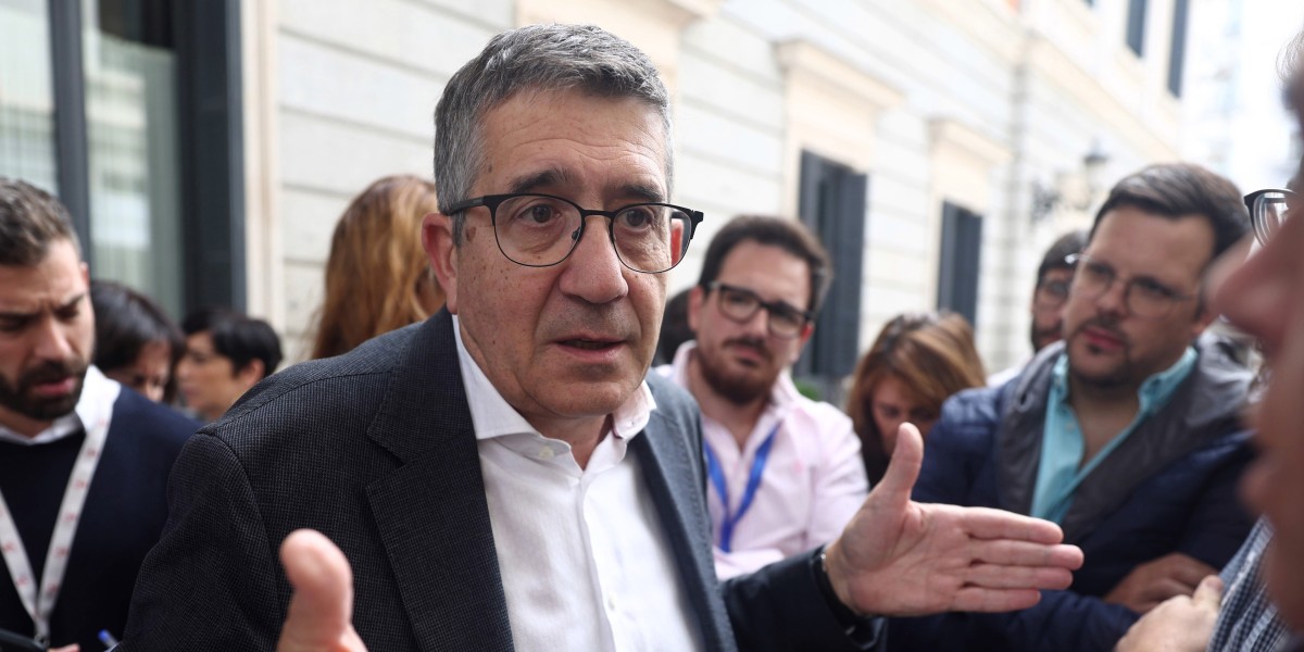 El portavoz del Grupo Parlamentario Socialista en el Congreso de los Diputados, Patxi López