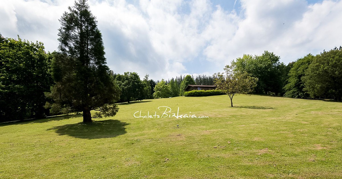 Una villa rodeada de naturaleza en Euskadi y diseñada por una constructora puntera de EEUU