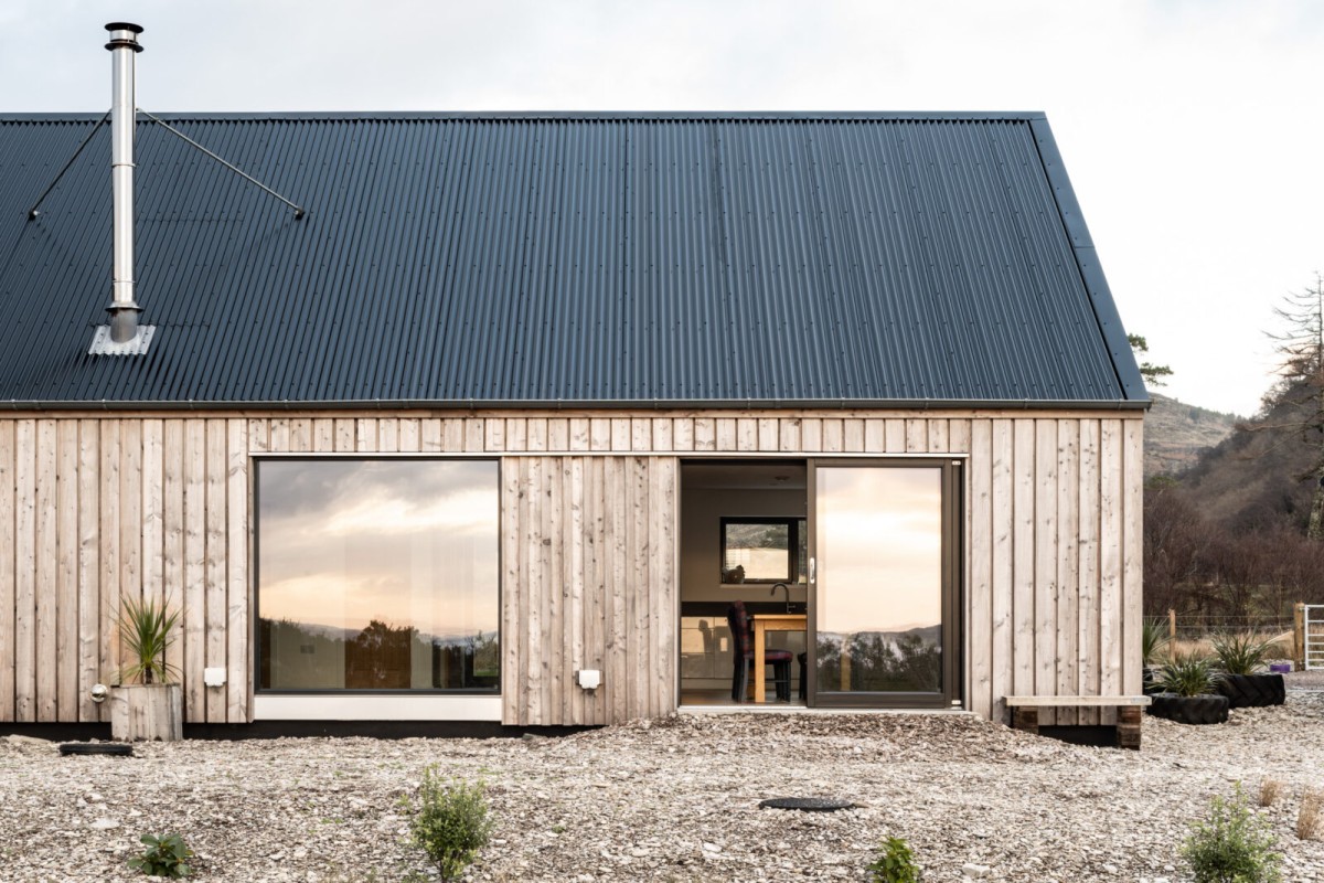 Ventanales de la cabaña de Rural Design