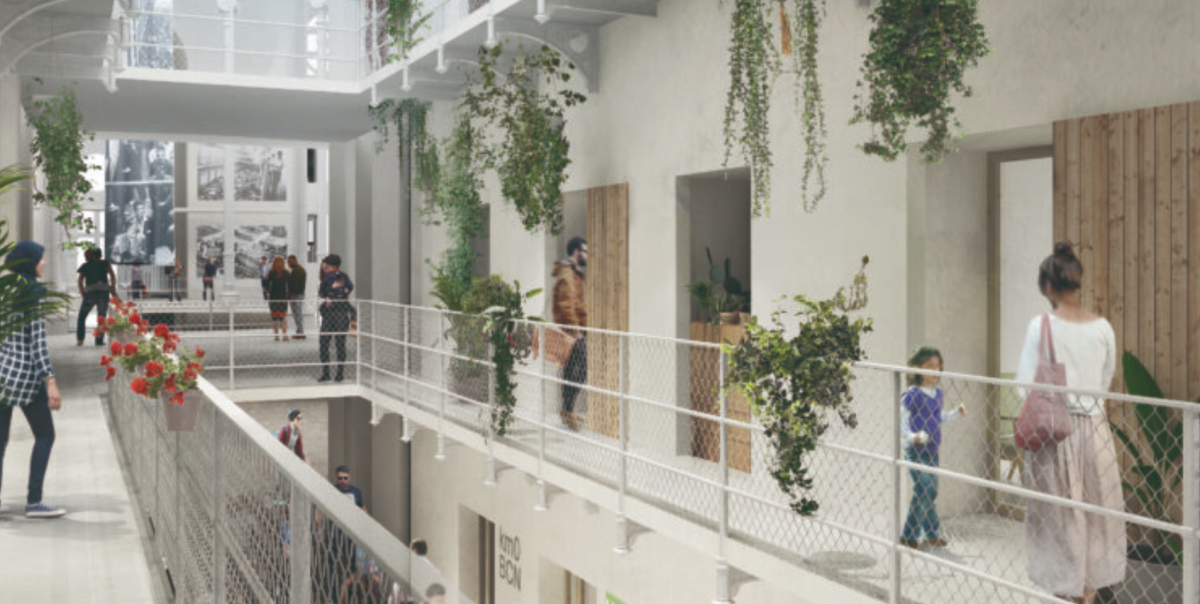 La Modelo de Barcelona coge forma: 121 viviendas de VPO, equipamientos y un gran espacio verde