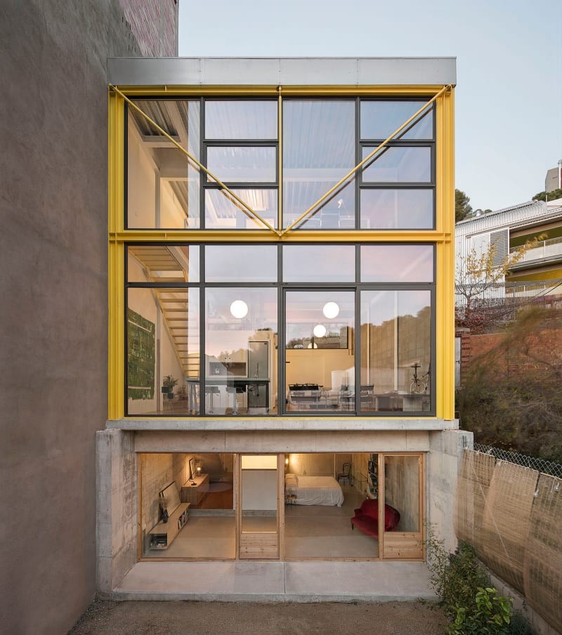 Parte trasera Casa Collumpio MACH Barcelona