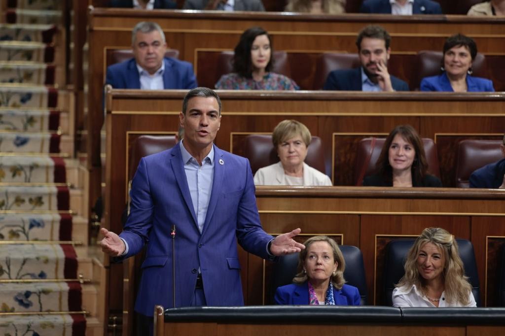 El presidente del Gobierno, Pedro Sánchez