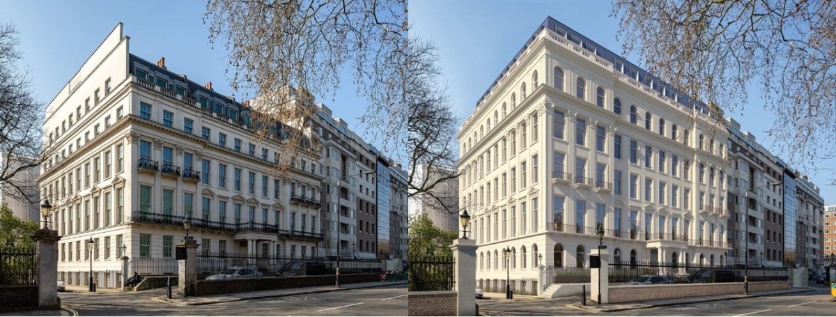 Imágenes de ahora y después de la remodelación prevista en el edifcio