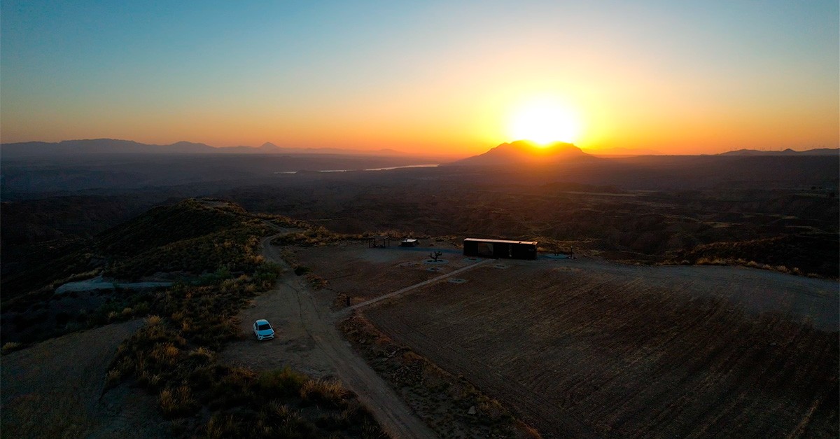 Hotel cápsula en el desierto de Gorafe