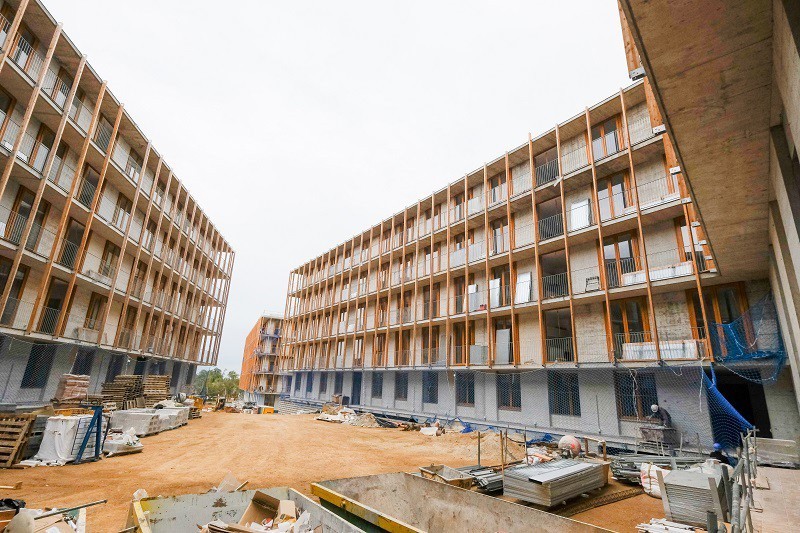Archivo - Promoción de vivienda pública en el barrio de Can Ribes de Gavà
