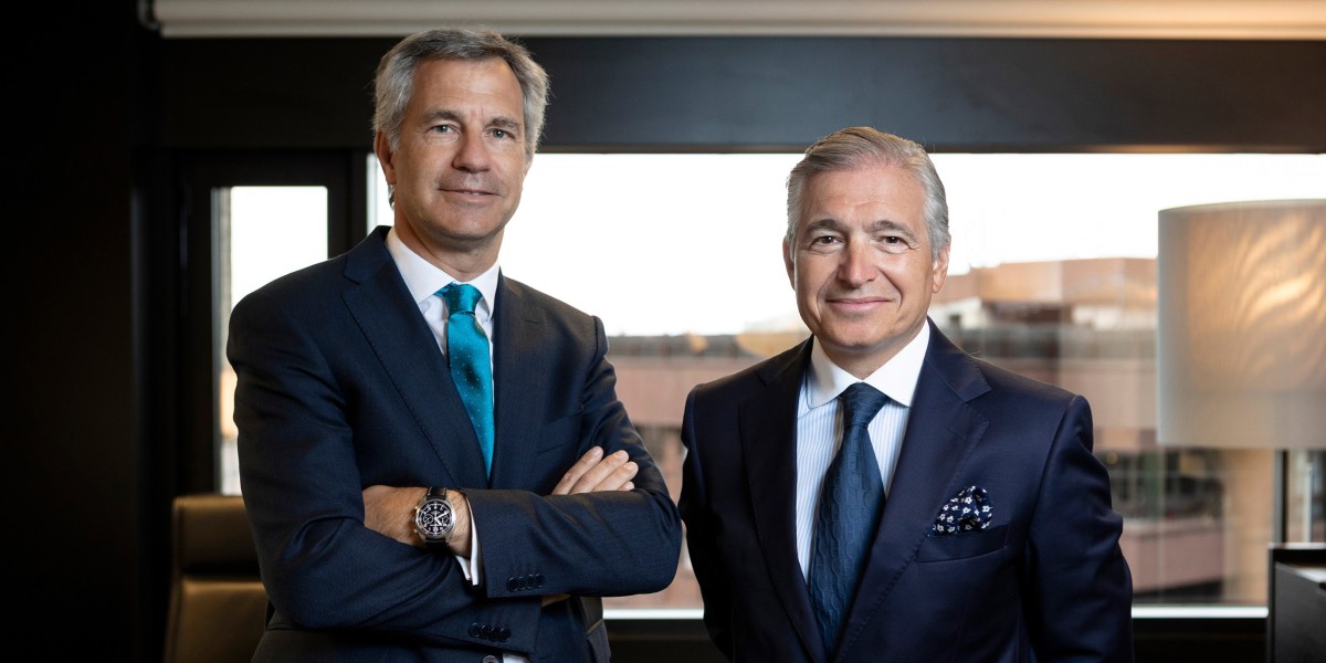 El consejero delegado de Renta Corporación David Vila y el presidente Luis Hernández de Cabanyes