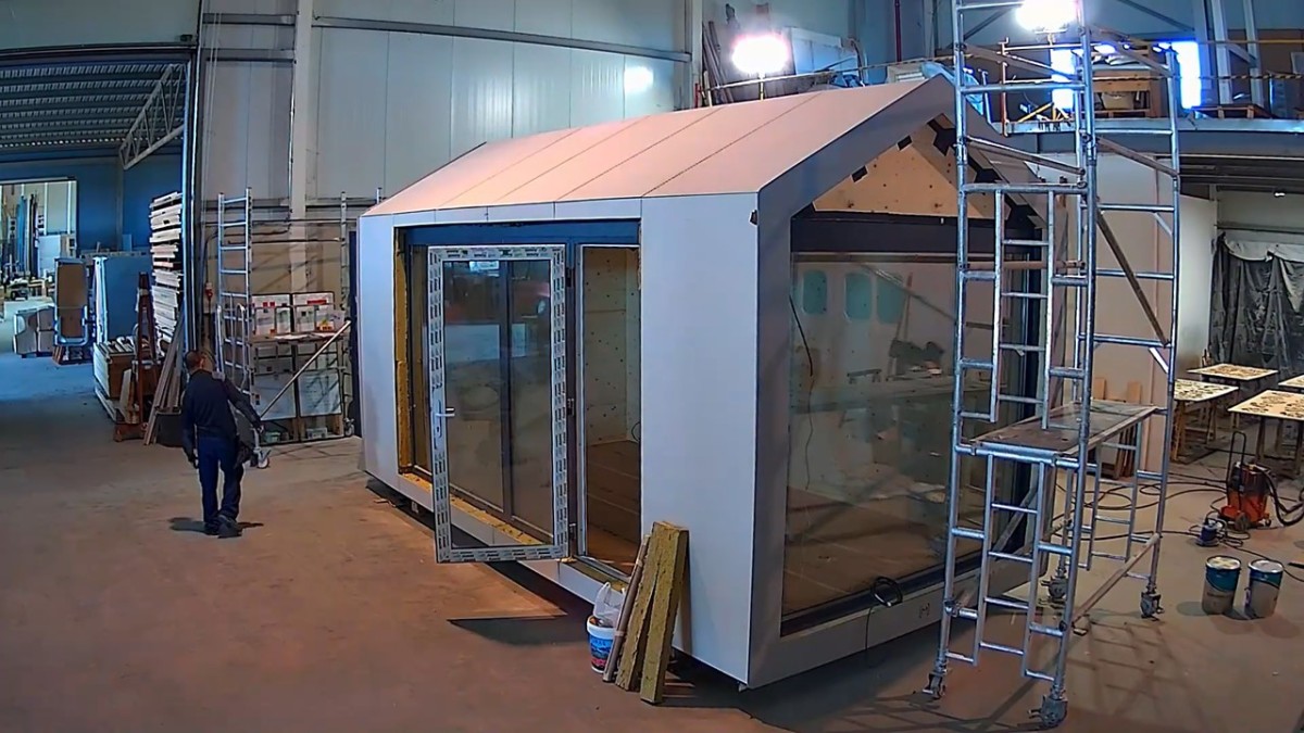 Vivienda modular en fábrica