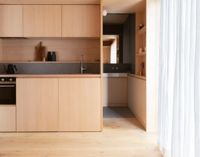 Cocina de la tiny house Minima