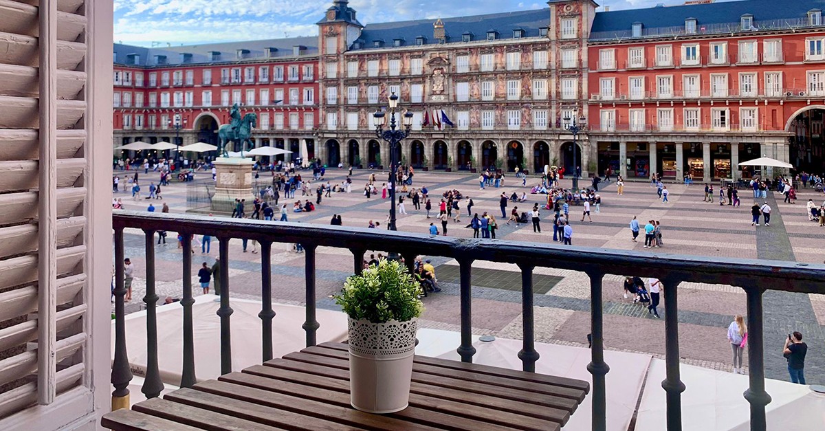 Un piso en plena Plaza Mayor de Madrid