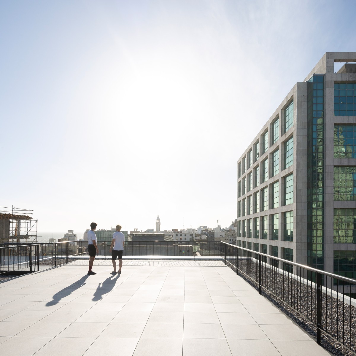 Azotea del parking prefabricado