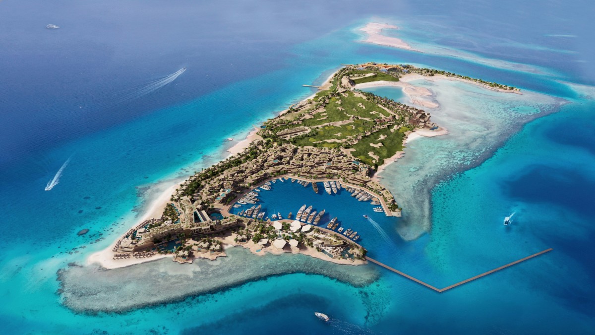 Sindalah, the first luxury island development in NEOM, northwest Saudi Arabia