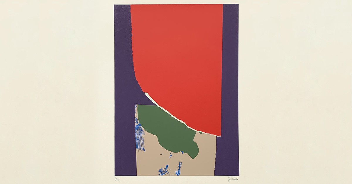 Collage con Presencia Roja, 1995/ Gerardo Rueda
