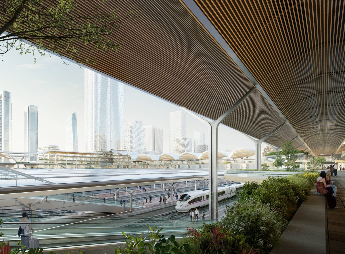 Vías de la futura estación de Chamartín