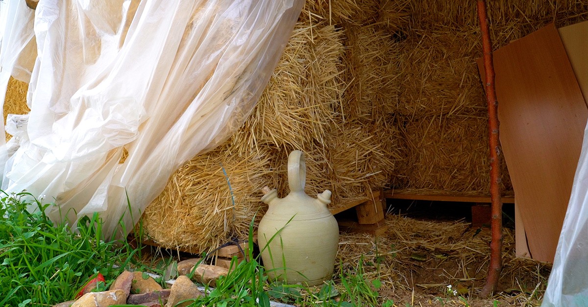 Alpacas de paja para construir casa