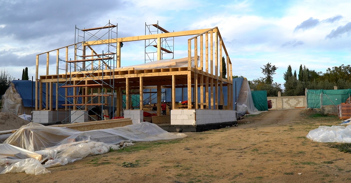 Obras casa de paja