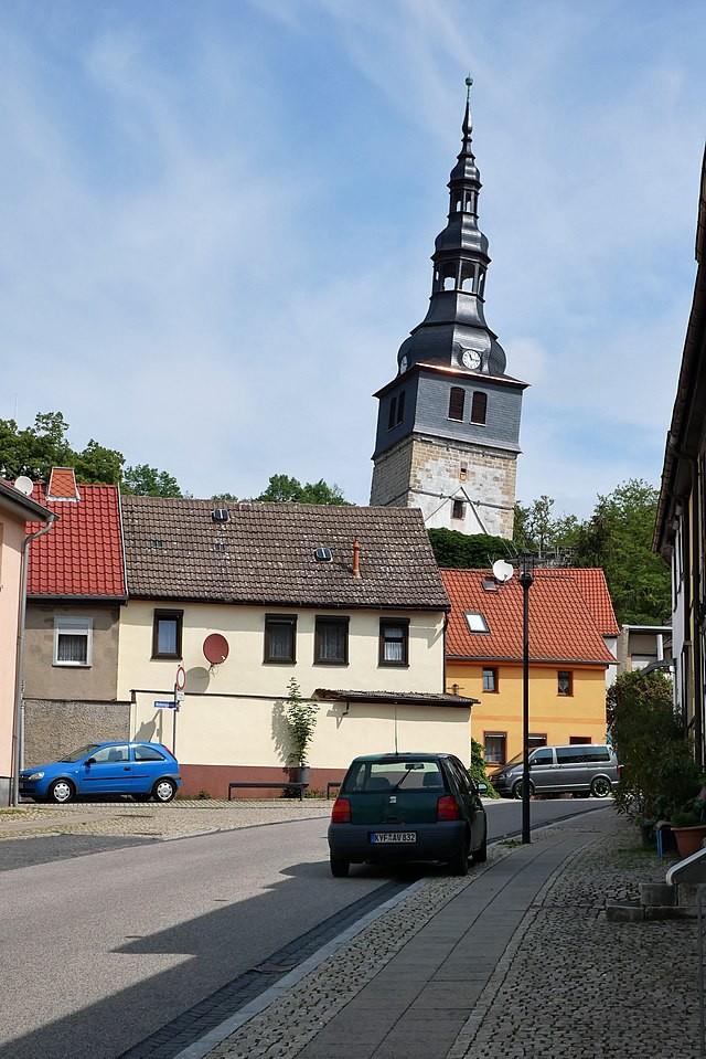 Torre de la ciudad alemana de Bad Frankenhausen