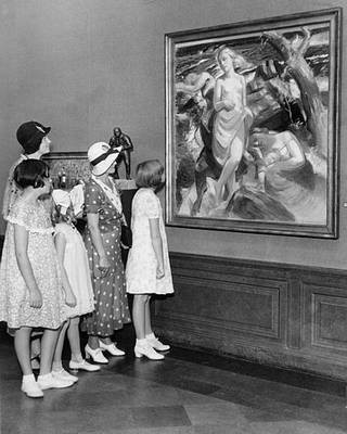 La pintura al óleo "At the Seaside of Arild"