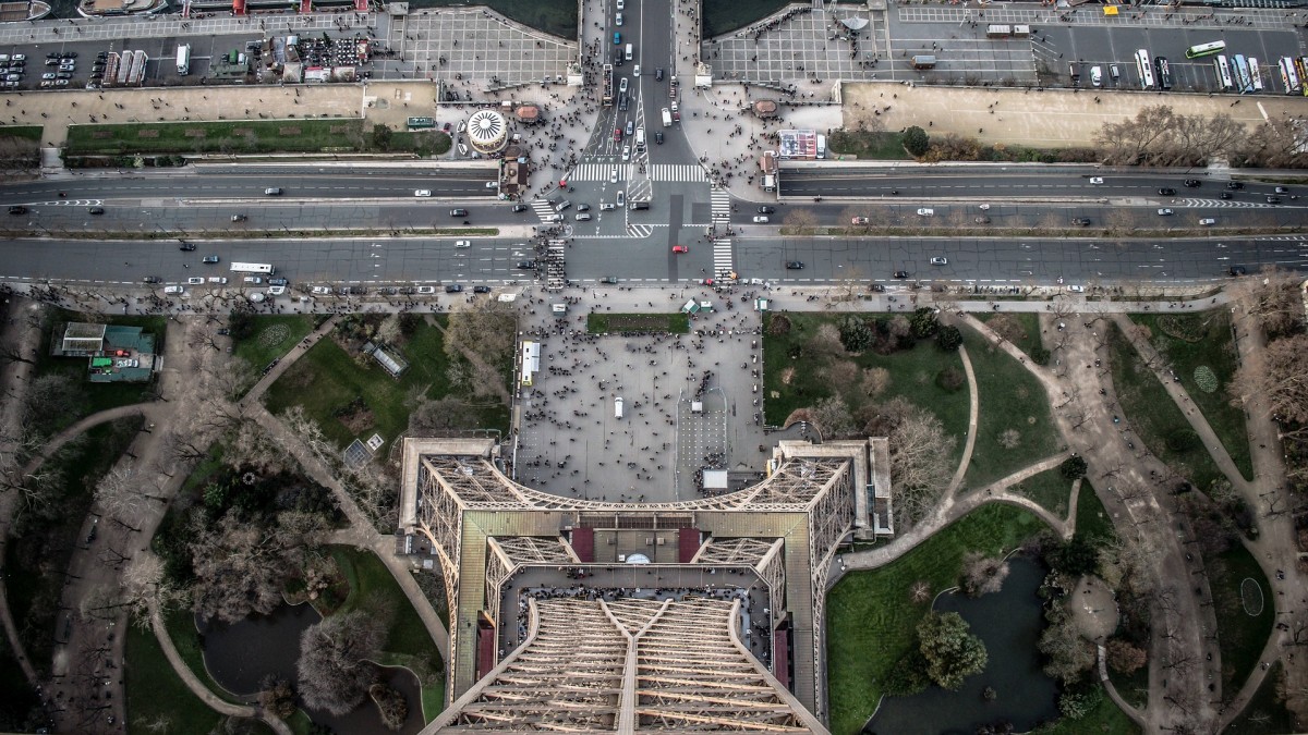 Imagen cenital de la torre des de las alturas