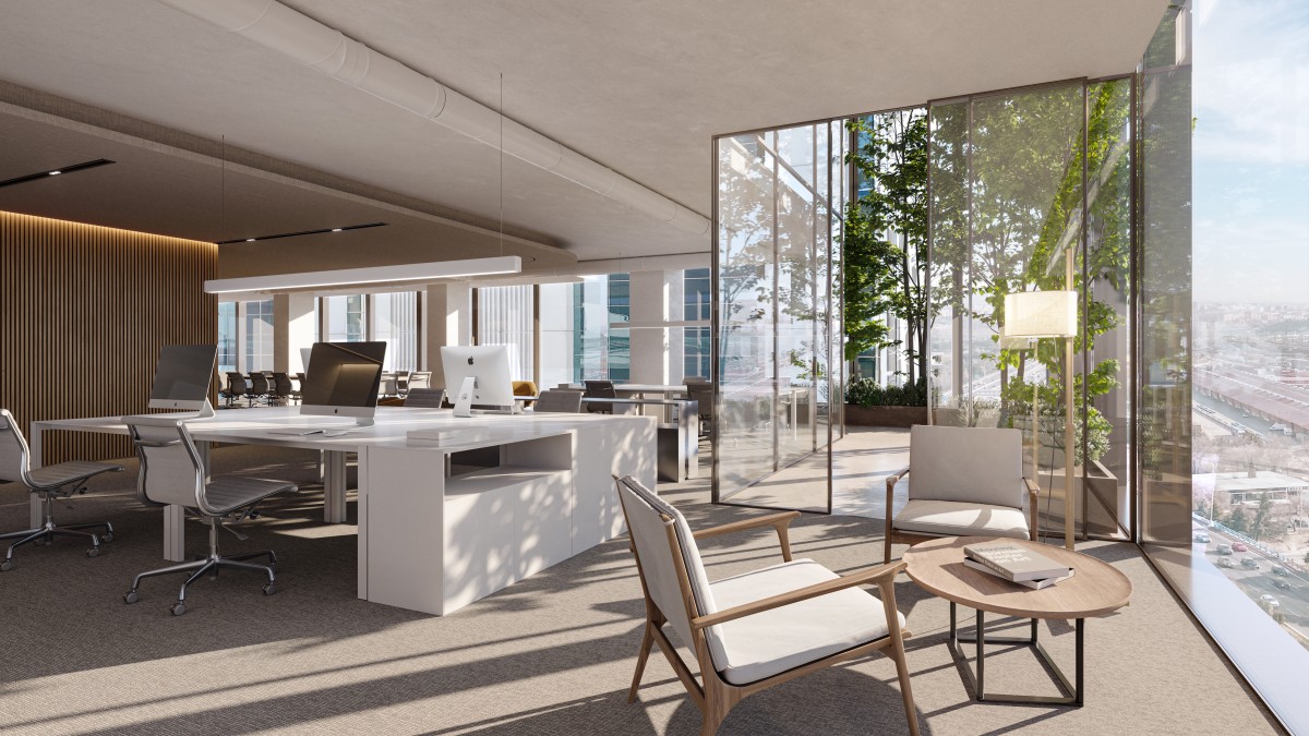 Interior de las oficinas
