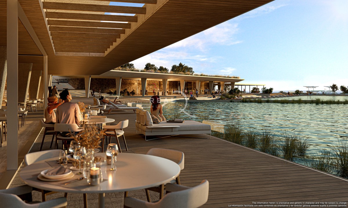 Edificio del Lago Club en Real de la Quinta
