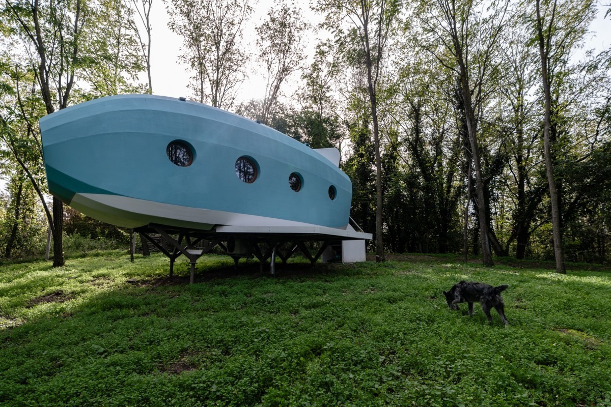 Exteriores de Jet House, un proyecto de Hello Wood en Hungría