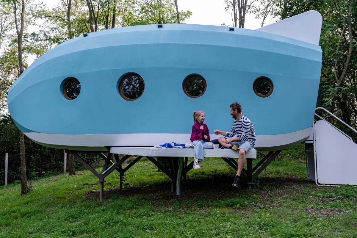 Jet House, un proyecto de Hello Wood en Hungría