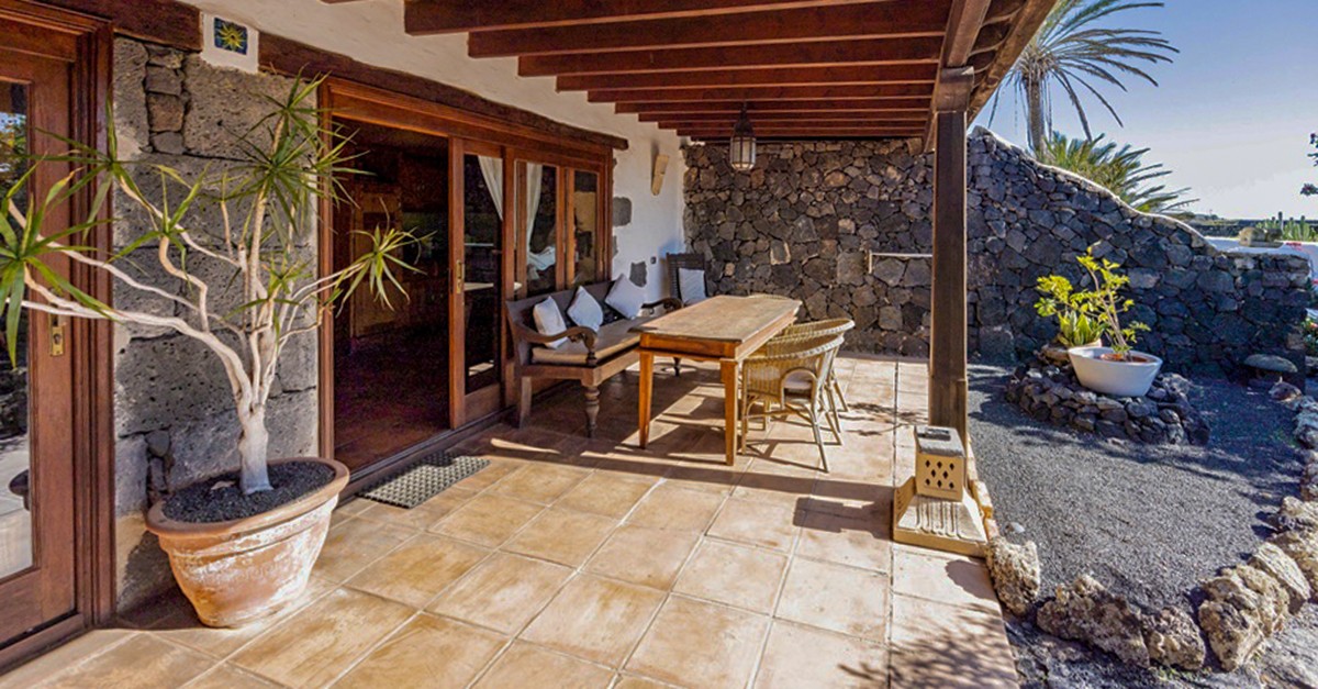 Terrazas privadas en el resort de lujo de Lanzarote