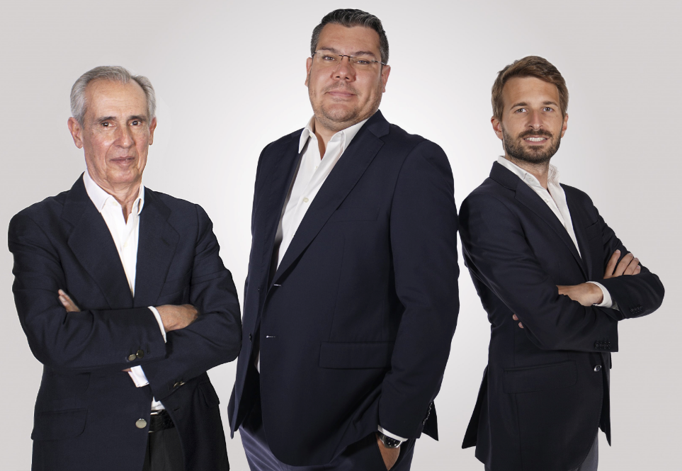 Rafael de Cascante, presidente, Mariano Torrecilla, cofundador, y Santiago Navarro de Andrés, cofundador y consejero delegado