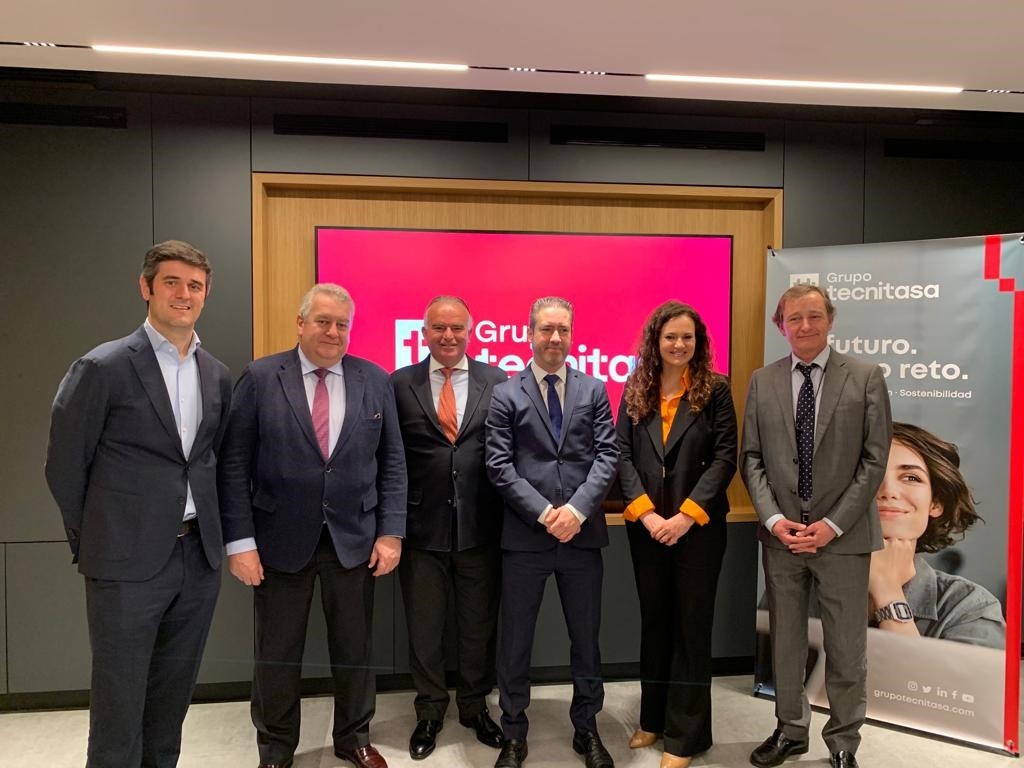 Foto de familia del Grupo Tecnitasa, en Madrid, a 22 de marzo de 2023.