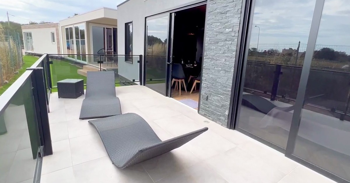 Casas prefabricadas en Italia. Solarium