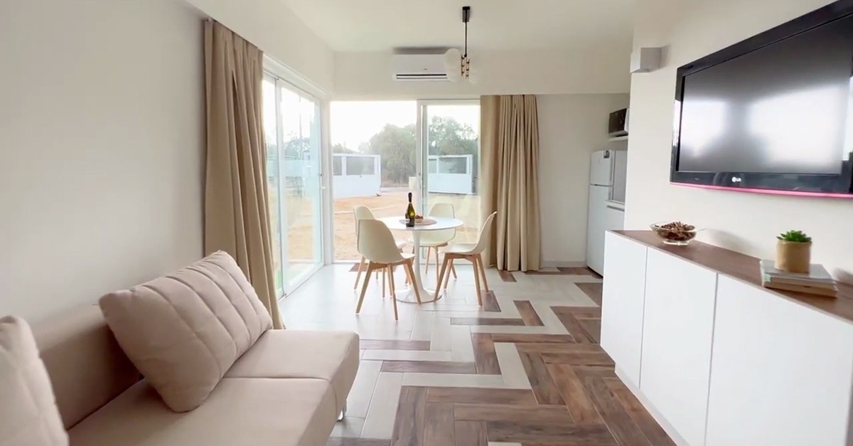 Casas prefabricadas en Italia. Salón