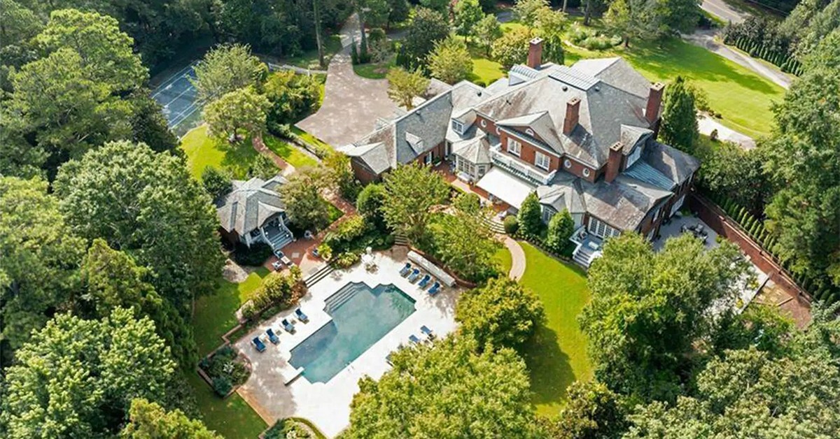 Mariah Carey vende su mansión de Atlanta. Vista aérea