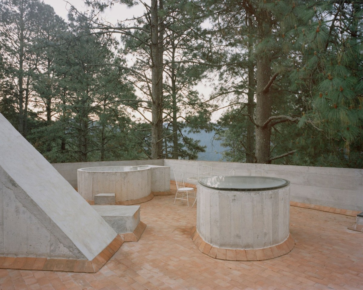 Terraza con vistas al bosque