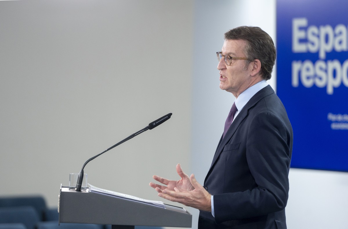 Archivo - El presidente nacional del PP, Alberto Núñez Feijóo.