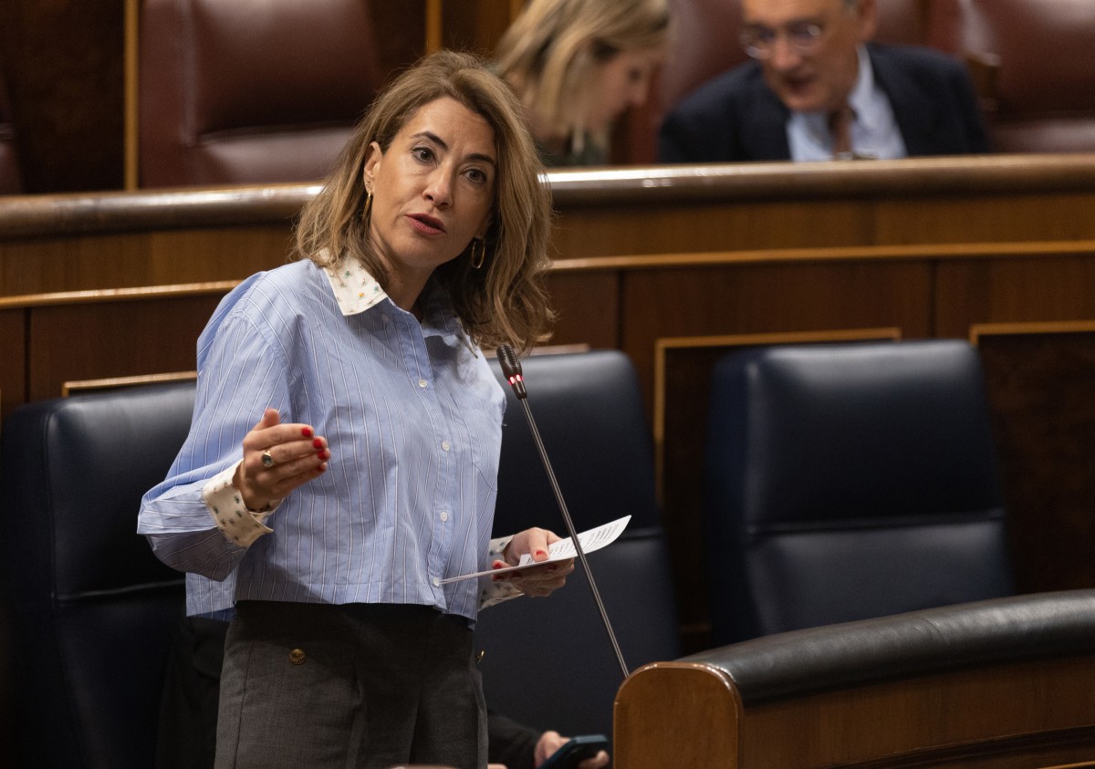 Archivo - La ministra de Transportes, Movilidad y Agenda Urbana, Raquel Sánchez.