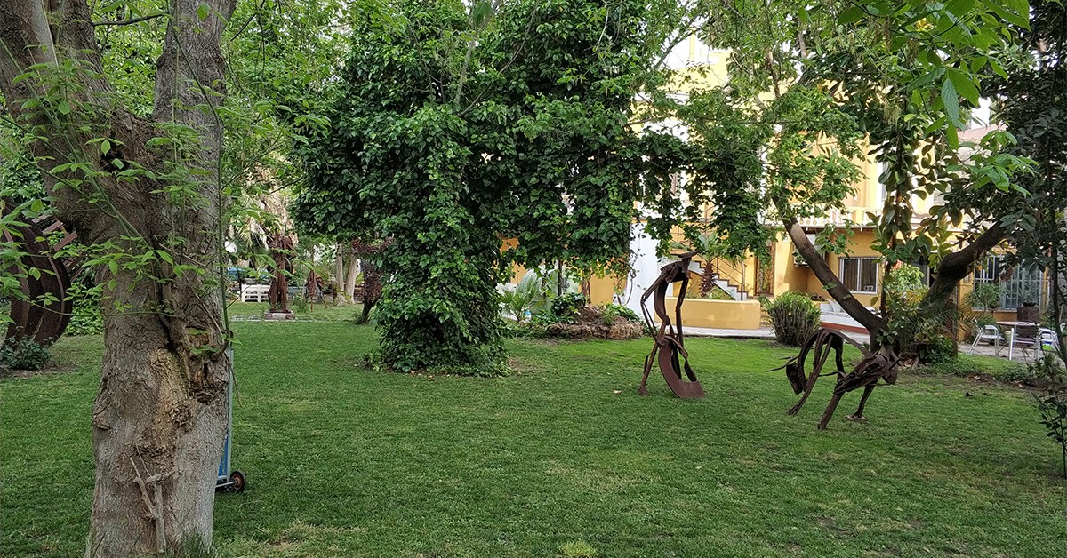 Jardines del palacete de la Malvarrosa, Valencia