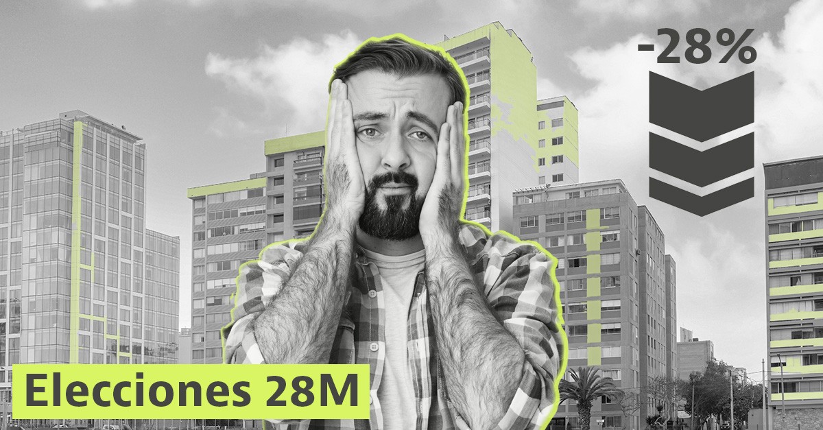 El stock de pisos en alquiler ha caído en los últimos cuatro años (2019-2023)