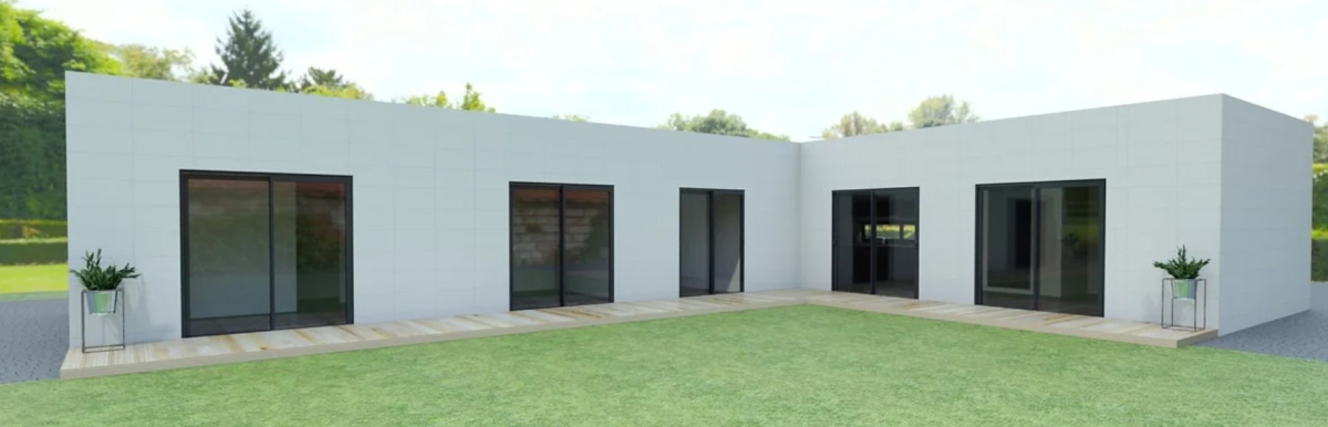 Casa-container grande