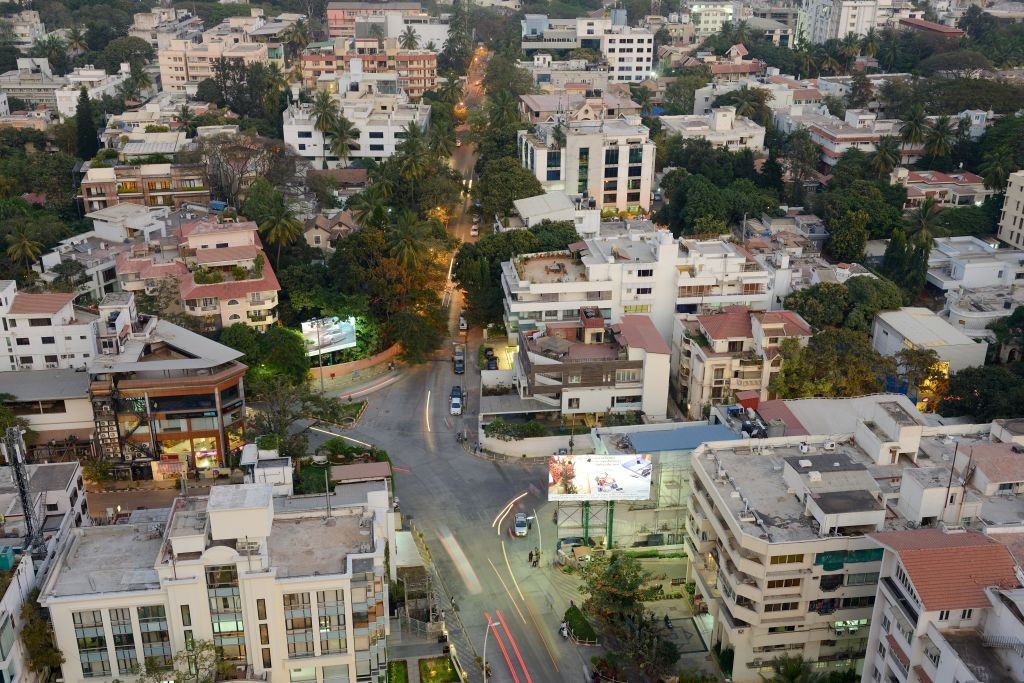 Vistas del Bangalore, India