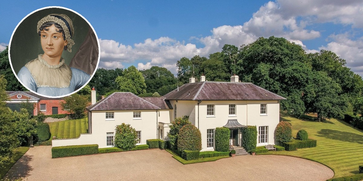 Steventon House, lugar donde se crio Jane Austen en Inglaterra