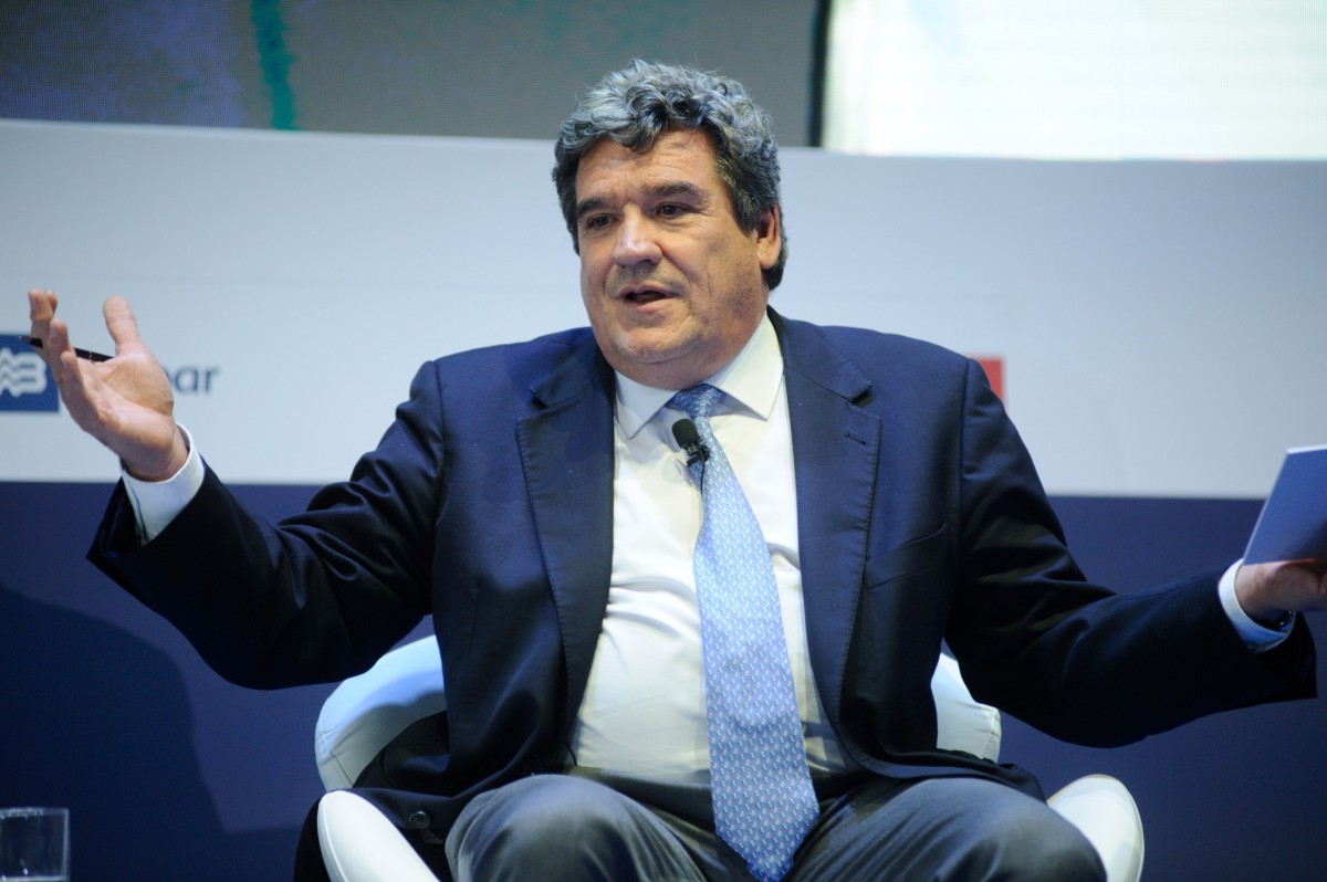 El ministro de Inclusión, Seguridad Social y Migraciones, José Luis Escrivá, durante su intervención en la 38 Reunió Cercle d'Economia.