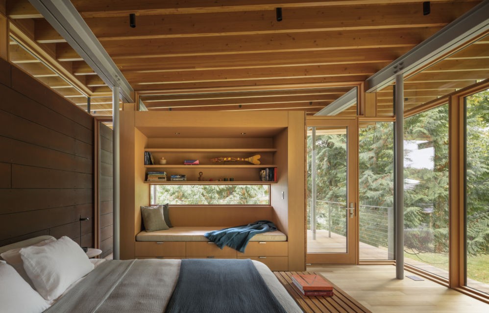 Dormitorio con vistas al paisaje