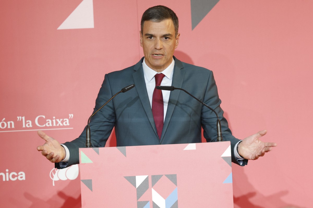 El presidente del Gobierno, Pedro Sánchez