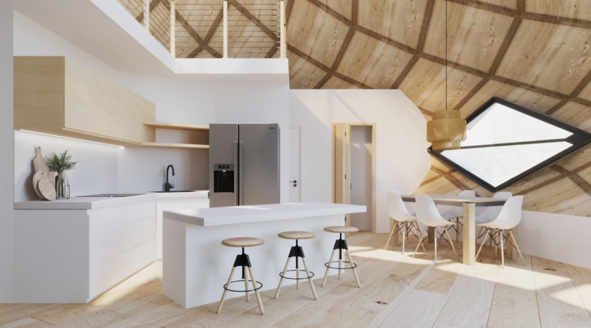 Aprovechan el espacio al máximo