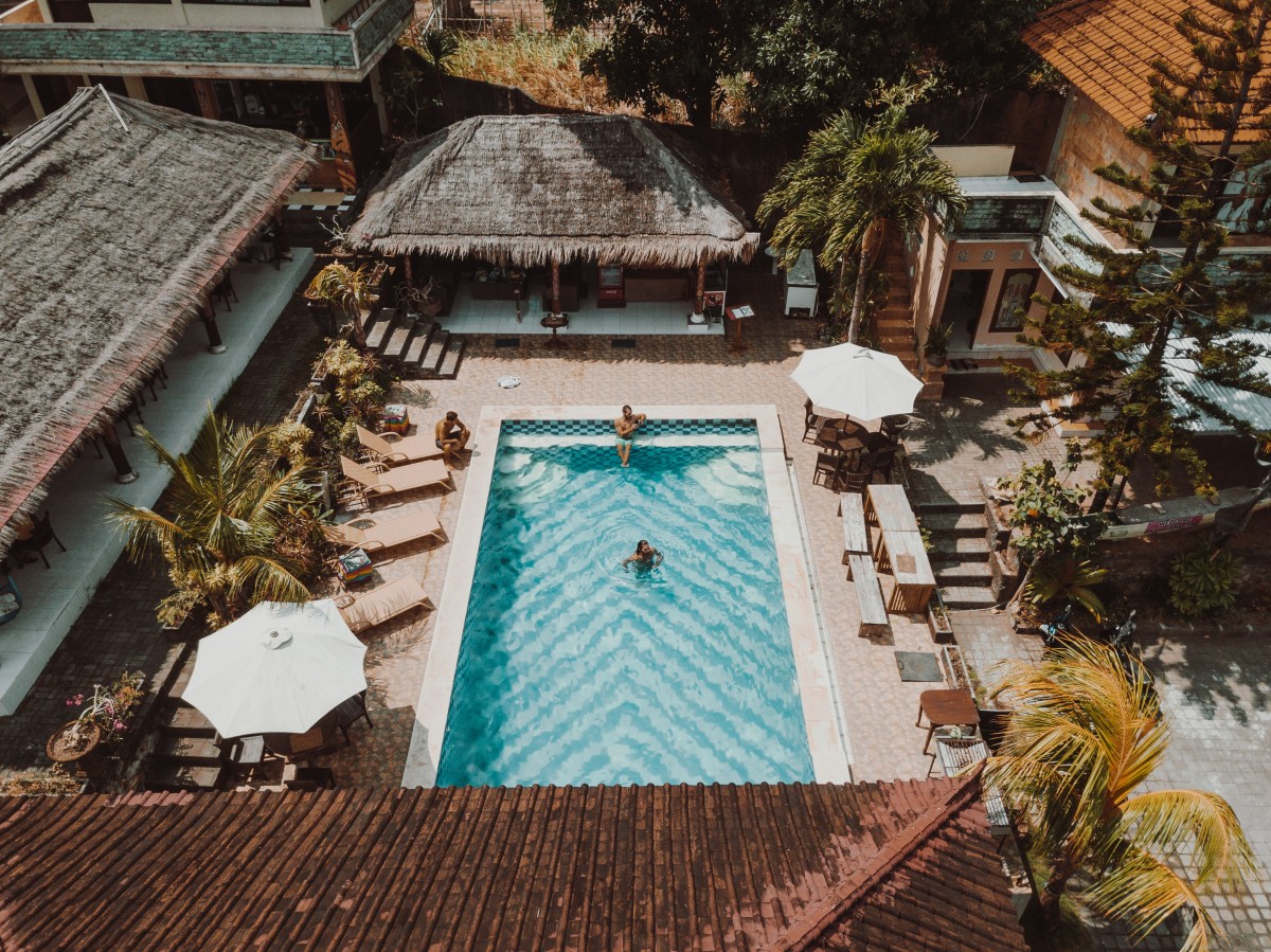 Piscinas con escalera de obra