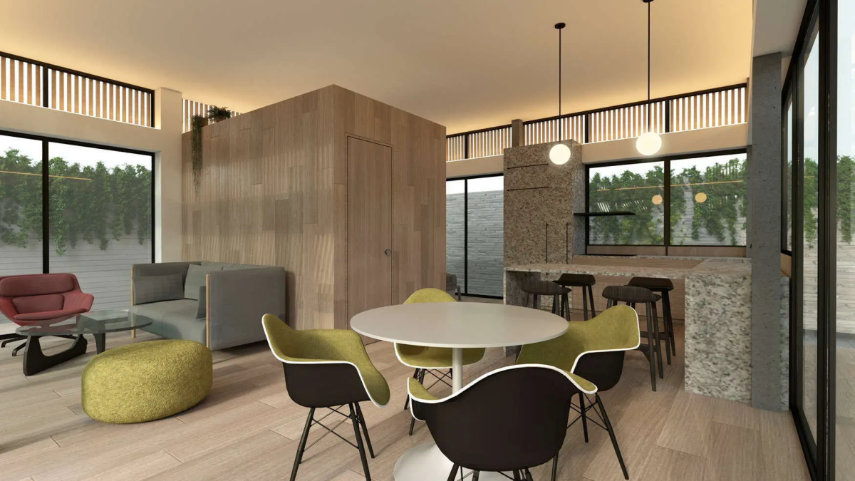 Los espacios interiores pueden adaptarse según las necesidades del cliente, en tamaño y número de estancias