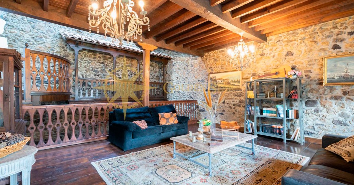 Zona de estar hotel rural