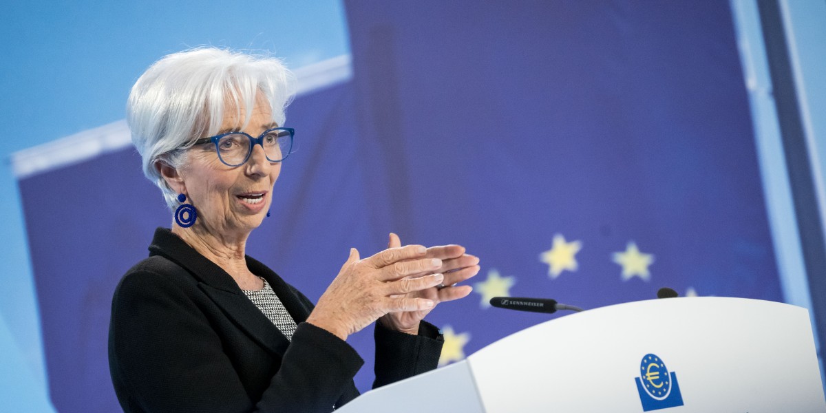 Christine Lagarde, presidenta del BCE