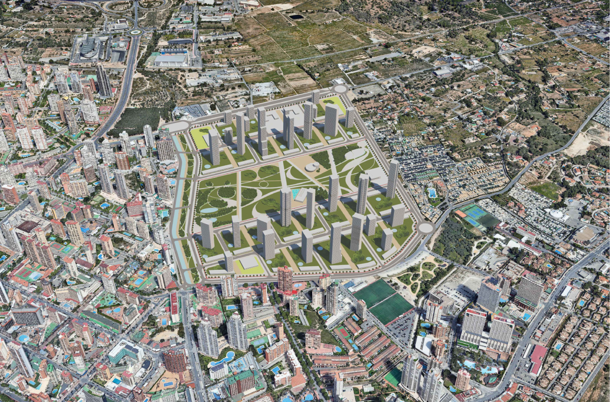 Developers and Benidorm council finalise a new 140,000 m2 neighbourhood for housing