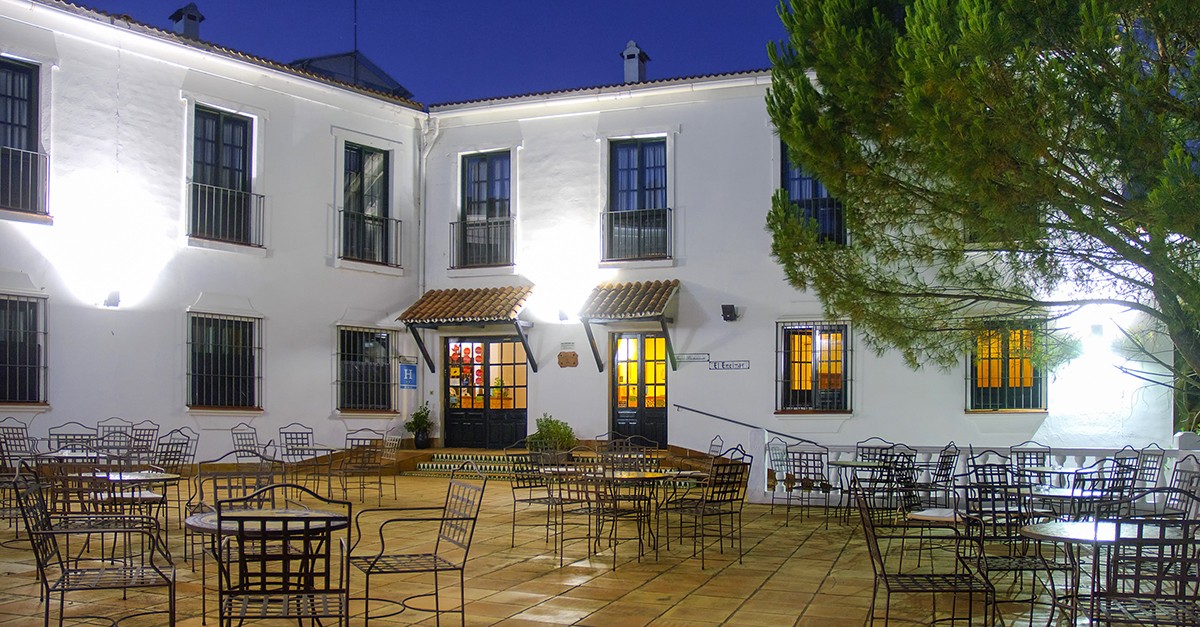 Patio interior del hotel